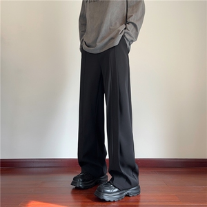 抖音品质秋季新款高级垂坠感弯刀休闲西裤B315-K24247-特p45控88图片