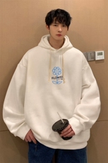 纯棉连帽卫衣男大码运动帽衫宽松薄WY2274-P35，男装卫衣，电商A040