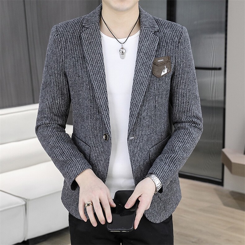 507A-X506-P802025春装时尚青年小西装休闲西服外套,男装西服,星座507A（原星座306B-2）