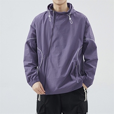 F712P58防晒指数50+薄款宽松大码港风防晒衣夹克皮肤衣，男装防晒衣，星座1204-3