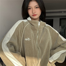 网络图现货！立领夹克春夏款拼色学生外套高级感简约风R608-P85，男装夹克，星座1005-6