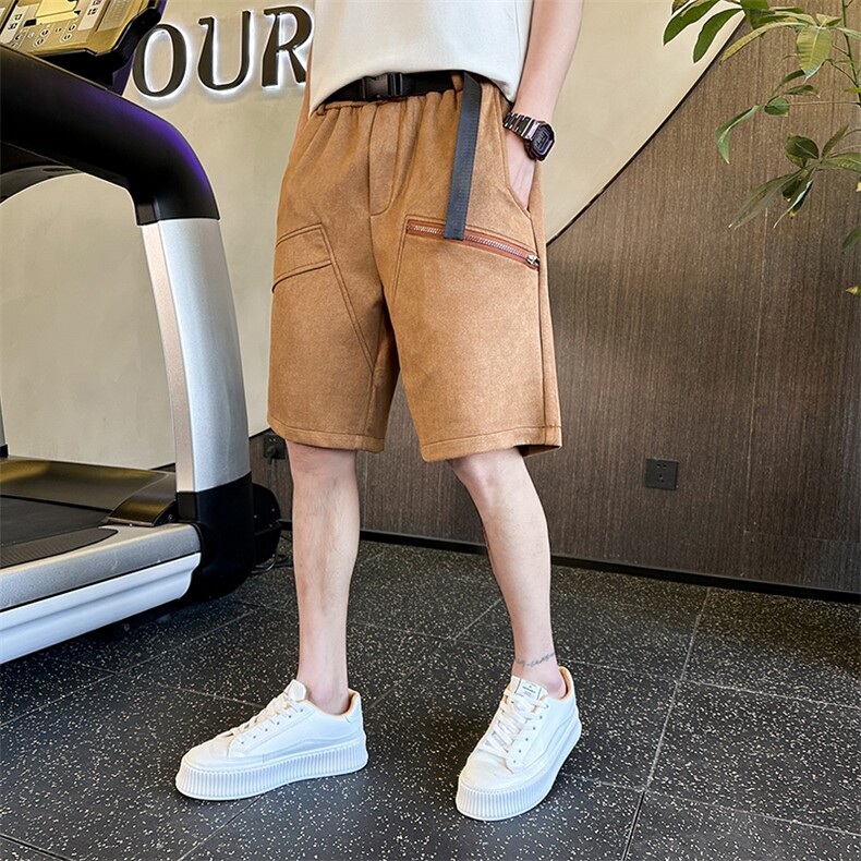 23短裤男夏季男士休闲裤子裤宽松日系五分裤直筒裤DK23p50控68，男装牛仔裤，电商B413