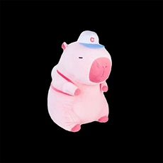 皮皮乐园毛绒玩具 棒球运动水豚