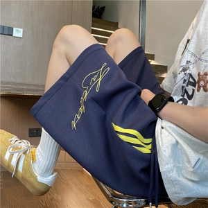 夏季新款美式运动条纹卫裤宽松休闲短裤B315-K25401-特p30控58图片