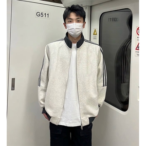抖音得物高品质 美式高街重磅结构设计拼接织带立领卫衣外套 CM42,女装短外套,电商A486-1,吴县市北桥镇伟顺针织服装厂