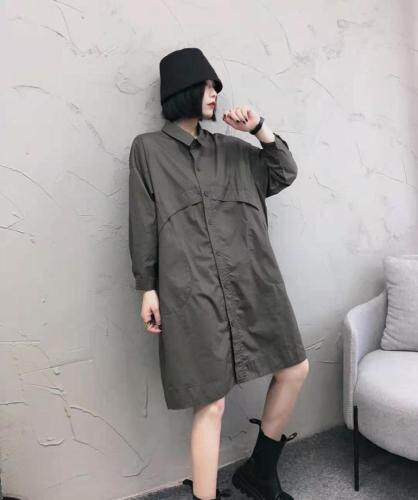 XL9815春季新品时尚简约休闲衬衫,女装衬衫,L·H·X