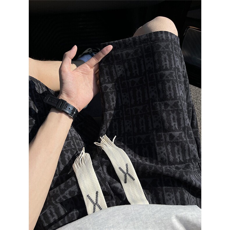 ！2025夏季新款男士印花短裤潮牌情侣五分裤DK350特P25控49,男装休闲裤,电商B220