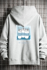 KS21148-P38连帽开衫卫衣男运动外套大码班服网格挂拍，男装卫衣，电商A040A