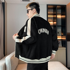 店主风外套男2023新款秋季潮流百搭宽松棒球服夹克上衣JK0295-P90，男装夹克，星座308B-2