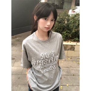 原版高密度钉珠纯棉短袖ZX0206-特批35图片