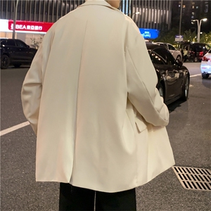 送铁链小西装男ins休闲夹克上衣2024新款春秋西装外套XZ01382-P60图片