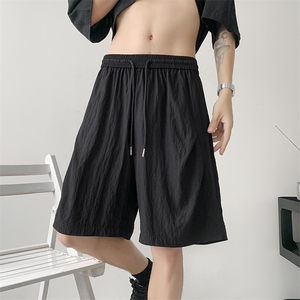 夏季新款皱感斜拼接打褶山本短裤大码 M~4XL XZ604-DK210-P25控39图片