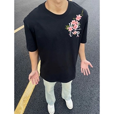 XZ809A/BBBT26/P20/控38重磅印花美式复古圆领T恤，男装T恤，星座809A(原222-1)