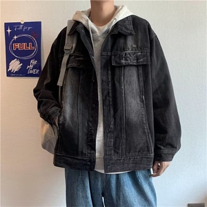 牛仔外套男春秋韩版夹克男休闲百搭秋季青少年学生上衣服JK3318,从哪里看衣服搭配图片
