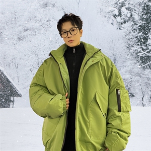 棉服男冬季新款港风宽松连帽棉衣MF9006-P90图片