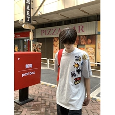 DK96HH-特P40cleanfit美式复古短袖t恤高级感痞帅半袖，男装T恤，星座1007（原301D）
