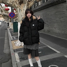 【高品质】可拆卸毛领羽绒棉服情侣美式厚外套棉衣2568特P90网图，男装棉衣，电商B245