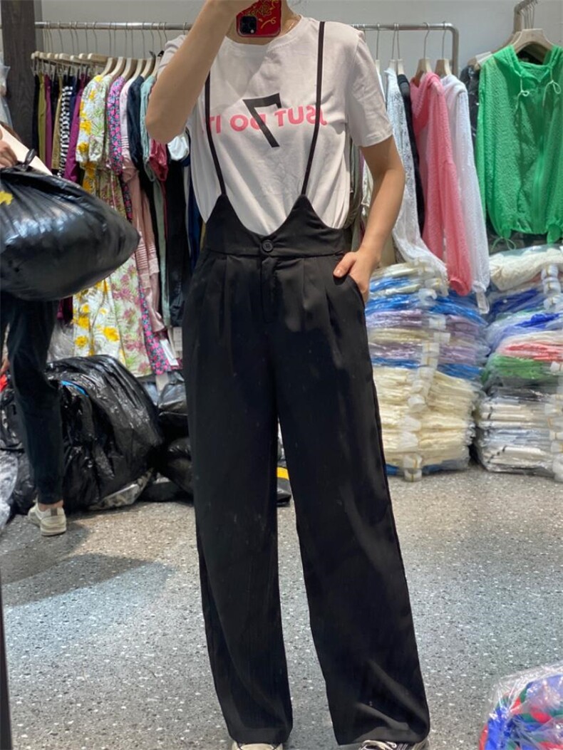 夏季新款韩版洋气减龄背带裤,女装其它,L·H·X