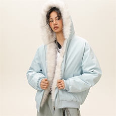潮流宽松连帽棉服高街潮牌休闲棉衣A161-9981-P91，男装棉衣，电商A161