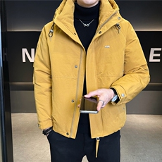 标50绒工装连帽男士羽绒服冬季2025新款防寒服A313-3320-P225，男装羽绒服，电商A313