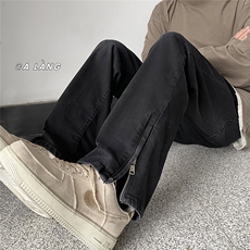 XZ612-K980-P55控68加绒P65【现货】美式复古拉链牛仔裤2，男装牛仔裤，星座612