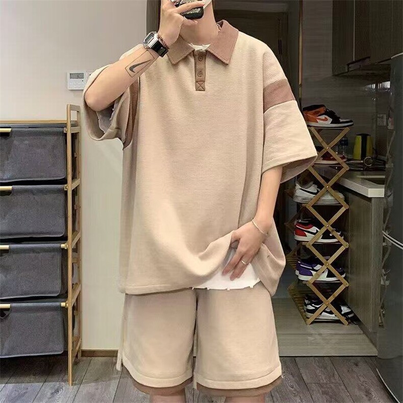 网络图现货男短袖夏季5新款POLO衫i套装港风青少年潮牌RL03-P45,男装Polo衫,星座1005-4