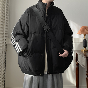 抖音！立领条纹面包服棉衣加厚保暖外套 1611B-M99-P90图片