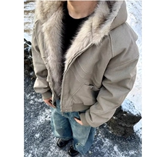 有货DMF8220-批138座山雕棉服男款冬季鲨鱼鳃帆布裁剪，男装棉衣，星座603-2