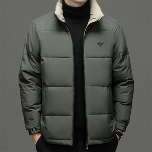 QA2283钱塘2020-2冬季厚款商务休闲立领百搭中年男士羽绒服P92图片
