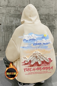 抖音供货、复合重磅加绒现货连帽卫衣宽松 D223A-JR-WY2326-特P40图片