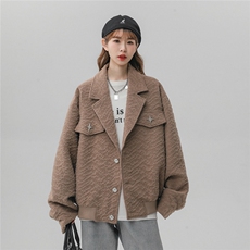 1中性风美式夹克女潮牌夹克男情侣休闲大码外套女JK8748P95控128，女装短外套，星座226-2