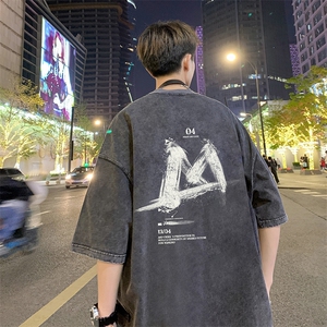 量大优可提供视频2024夏水洗美式短袖HD019-1-ST2422-P30