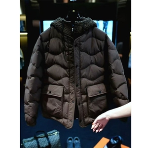 极简风连帽羽绒服轻薄保暖假两件羽绒服男保暖羽绒服yrf520-TP309图片