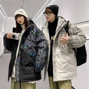 情侣风 2026冬季新款90%白鸭绒连帽羽绒服男XZ109-Y2229-P198图片
