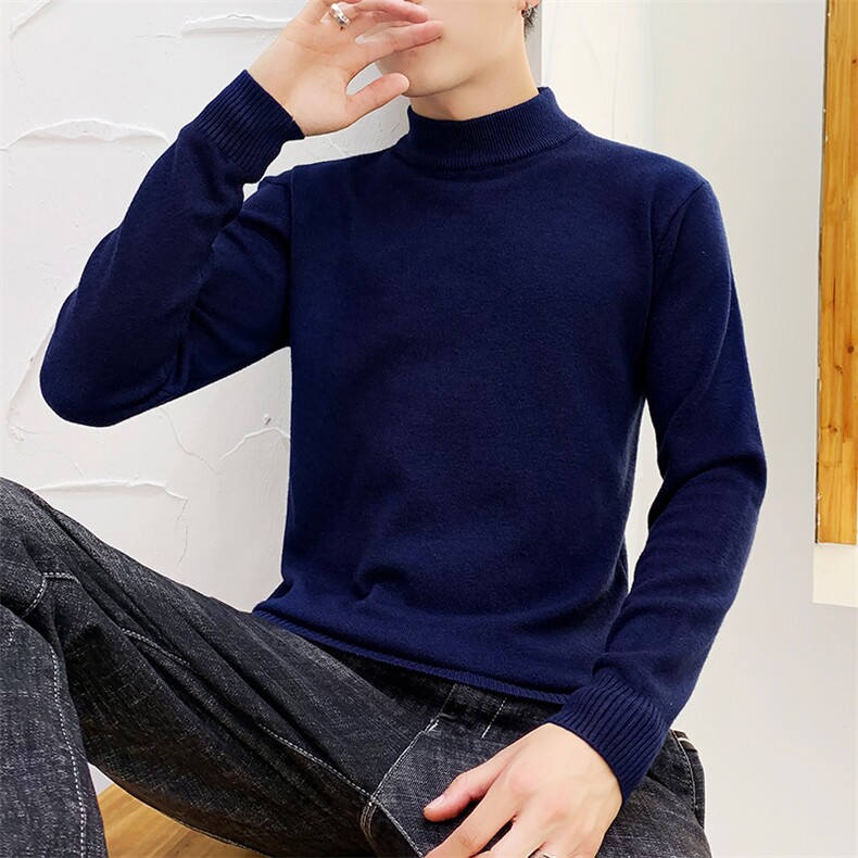跑量款新款半高领针织衫毛衣403-1-M001-M到3XLP20-4XL到5XL-P25,男装针织衫/毛衣,星座1018