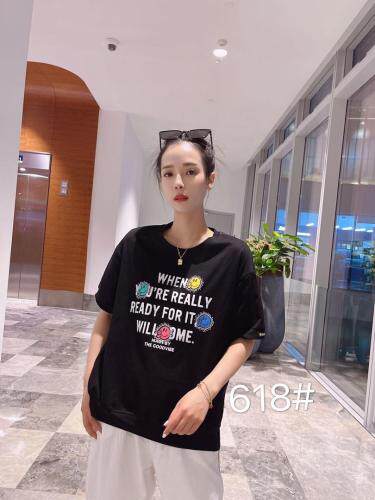 夏季新款笑脸短袖卫衣，女装卫衣/绒衫，柏旺阁