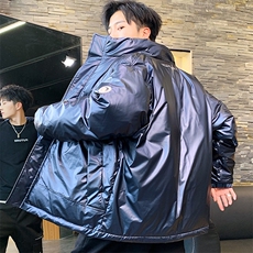 【】A003-HY8001-P130秋冬新款时尚亮皮男士棉衣家乐3，男装棉衣，电商A003