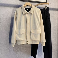 1506-1/GH020/P55麂皮绒夹克男士春秋季复古潮牌宽松休闲，男装夹克，星座1506A