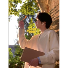 假两件V领纯色套头针织衫长袖男宽松慵懒风百搭毛衣潮MY42，男装针织衫/毛衣，星座1116A（原606A-3）