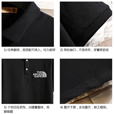 PL57232-P35翻领短袖polo衫男大码胖子半袖t恤男有领保罗衫砖墙，男装Polo衫，电商A040A