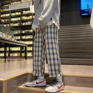 男青春流行直筒运动裤潮休闲裤九分裤K633P32图片