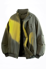 A178-MY2511-P68冬季美式立领棉衣百搭设计感情侣款保暖时尚外套，男装棉衣，电商A178