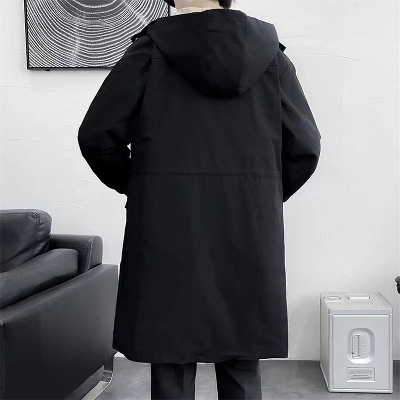 港风休闲男士春季风衣中长款FX64P65,男装风衣,星座1116-2