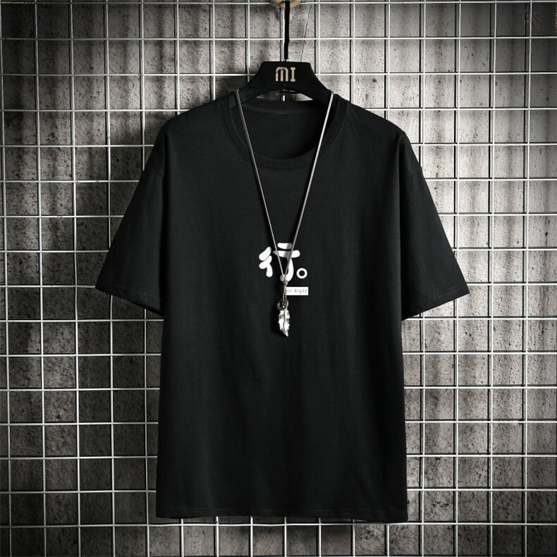 T2285P25网格挂拍短袖t恤男ins潮牌小众宽松夏季半袖衣服原宿港风图片