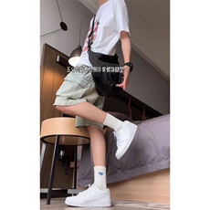 工装牛仔短裤宽松休闲潮流高街学生五分裤DK801P45，男装牛仔裤，电商D325
