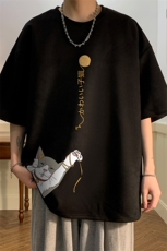 麂皮绒短袖t恤男大码半袖男JD82013-P25，男装T恤，电商A040