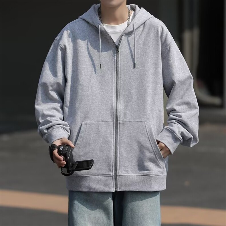 秋款男连帽卫衣开衫宽松外套加大码M-5XLWY69P25,男装卫衣,星座1013-1