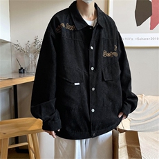 春秋季百搭休闲宽松灯芯绒夹克男士JK152-P60，男装夹克，星座1204