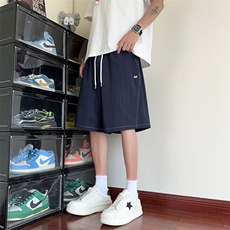 夏季新款短裤男宽松刺绣休闲裤缉明线五分裤子DK621-P30控48，男装牛仔裤，星座209-2