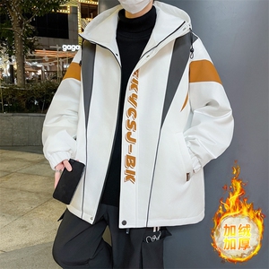 加绒加厚夹克男时尚潮流加厚棉衣男外套MY1685-P73图片